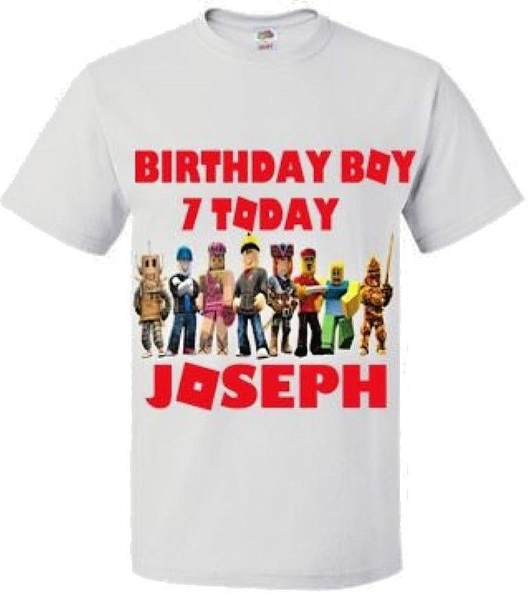 Roblox Birthday Shirt Boy S Roblox Birthday Shirt Roblox Etsy - image 0